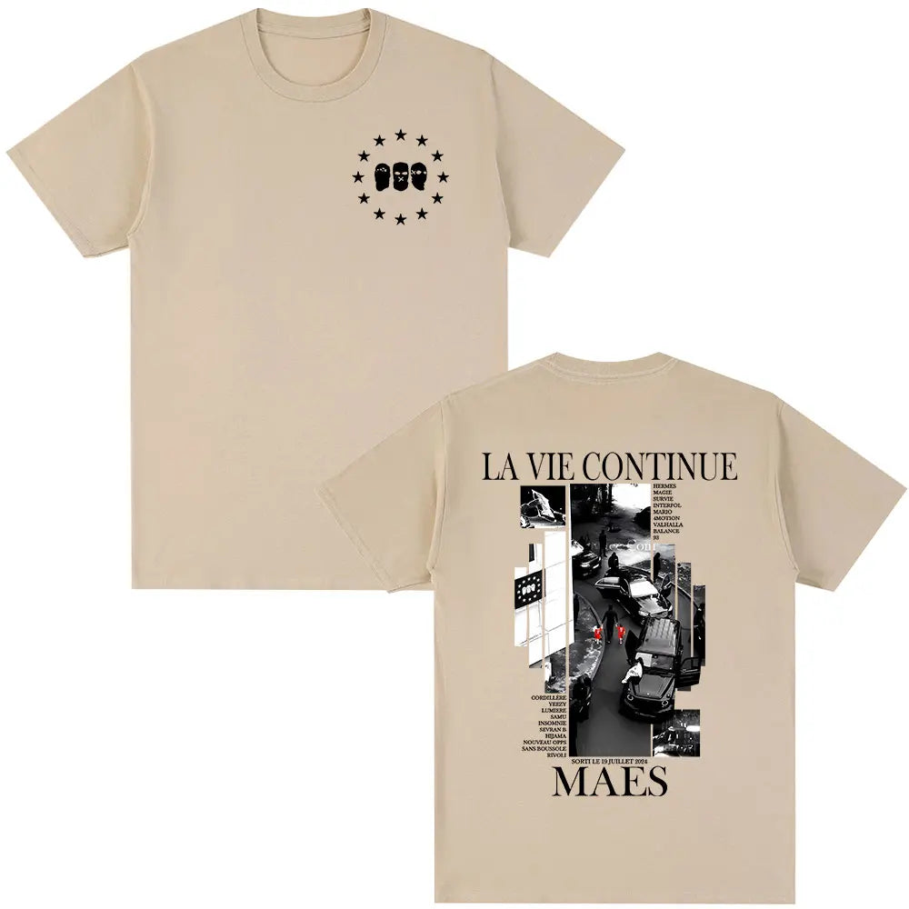 T-shirt Maes – La Vie Continue Edition