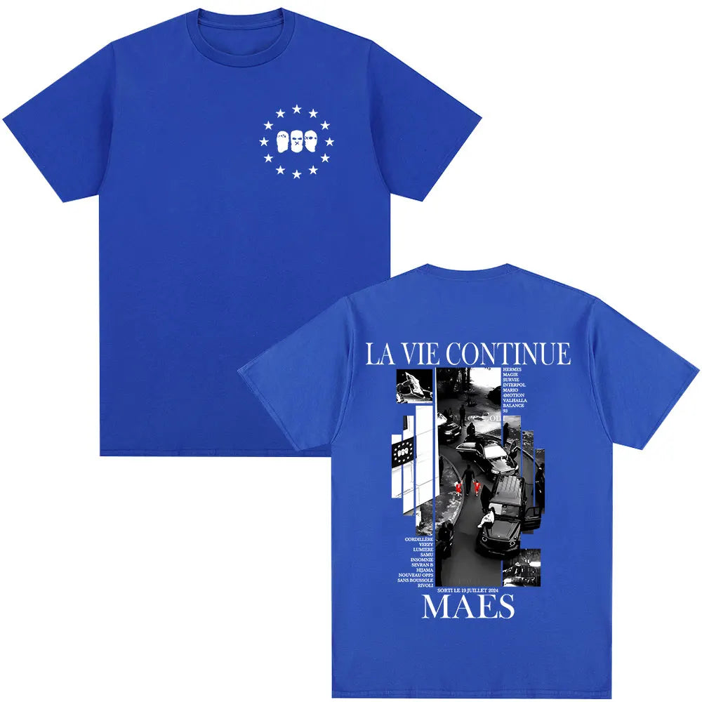 T-shirt Maes – La Vie Continue Edition