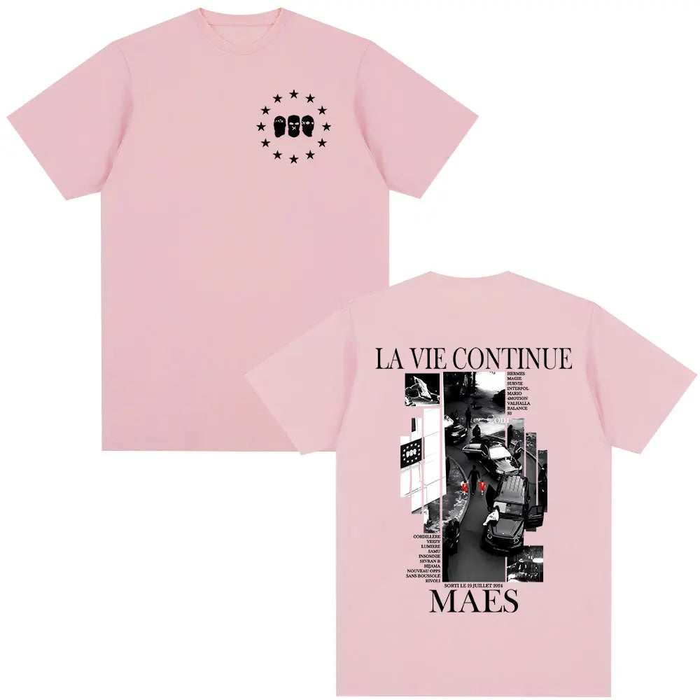 T-shirt Maes – La Vie Continue Edition