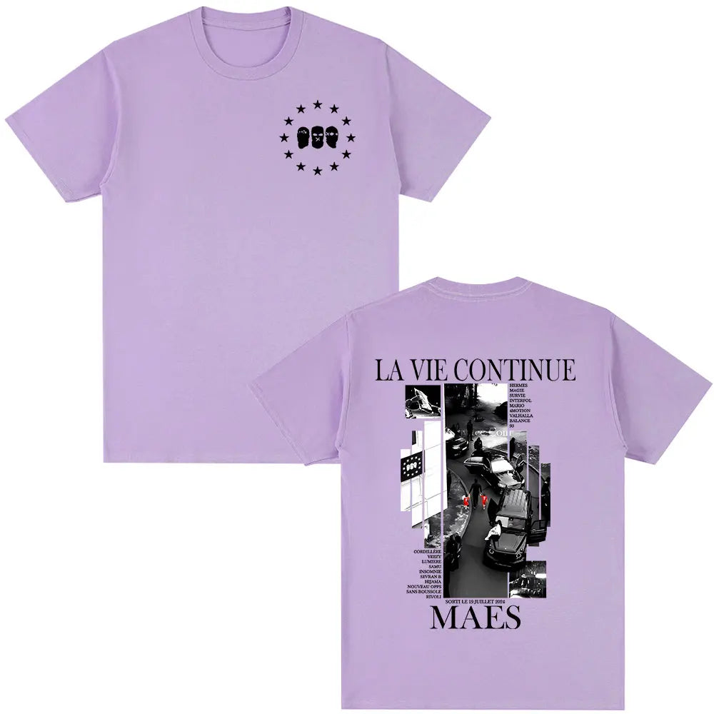 T-shirt Maes – La Vie Continue Edition