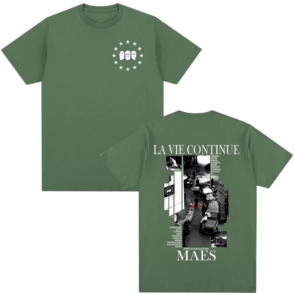 T-shirt Maes – La Vie Continue Edition
