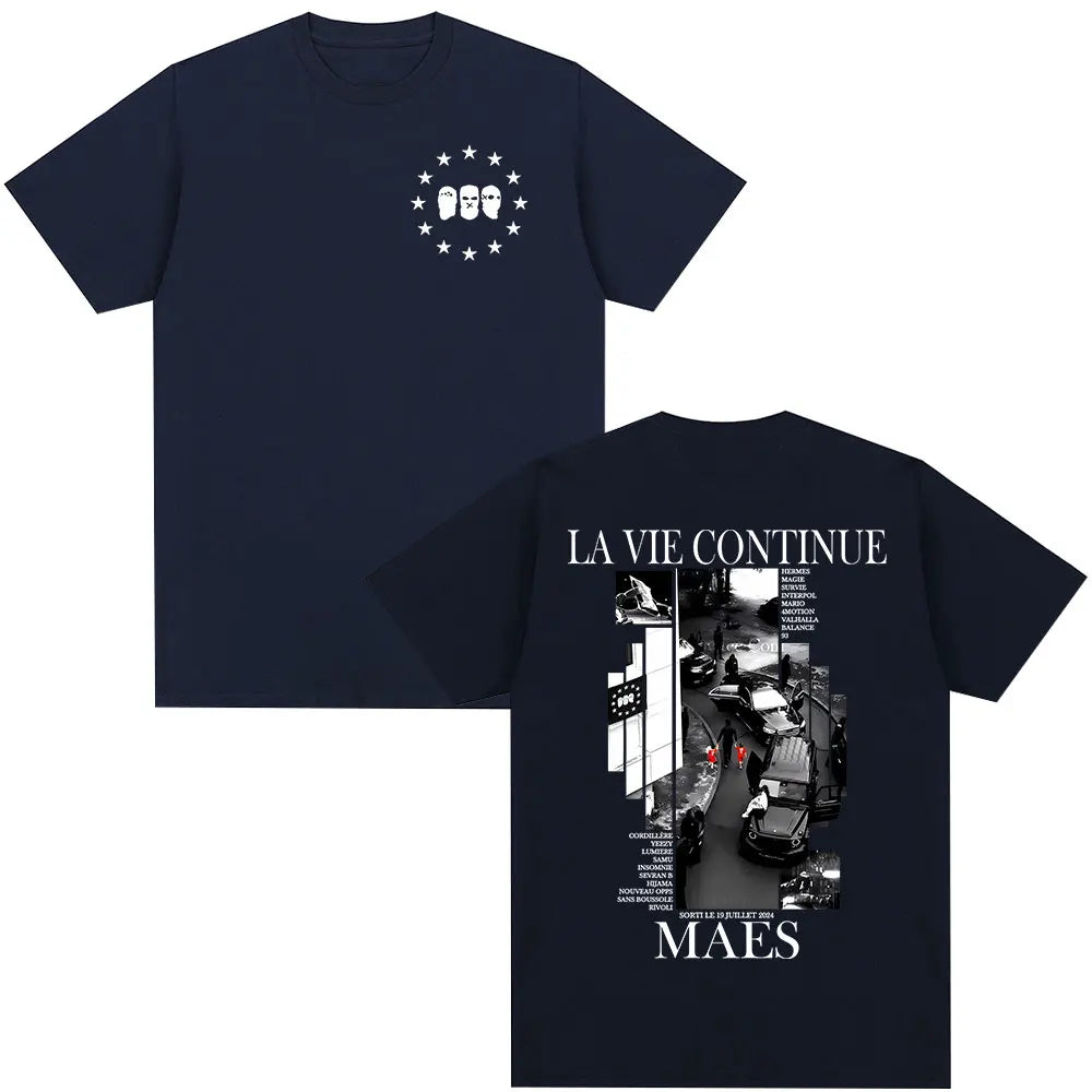 T-shirt Maes – La Vie Continue Edition