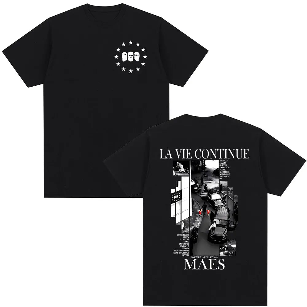T-shirt Maes – La Vie Continue Edition