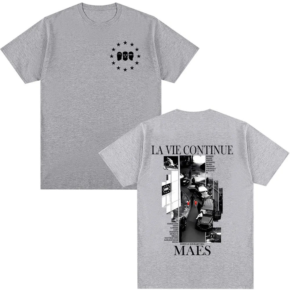 T-shirt Maes – La Vie Continue Edition